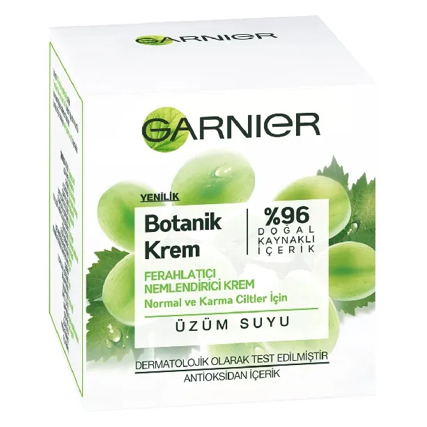 Garnier Botanik Ferahlatıcı Antioksidan Krem Üzüm Suyu 50 ml