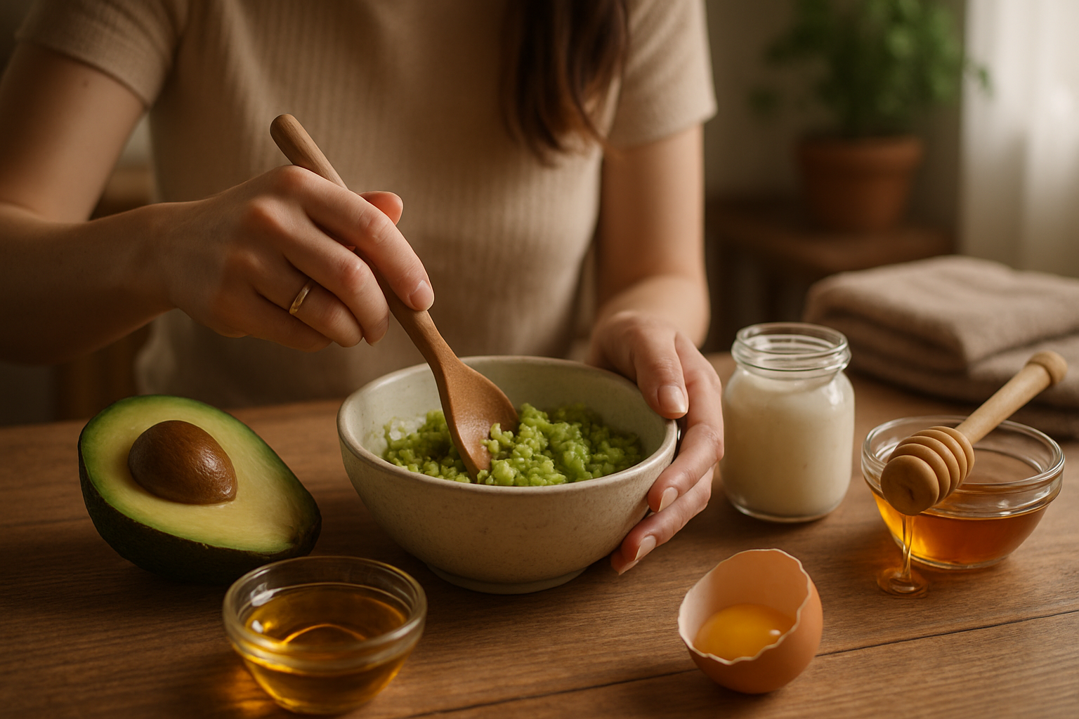 Saç Maskesi Evde Nasıl Yapılır?