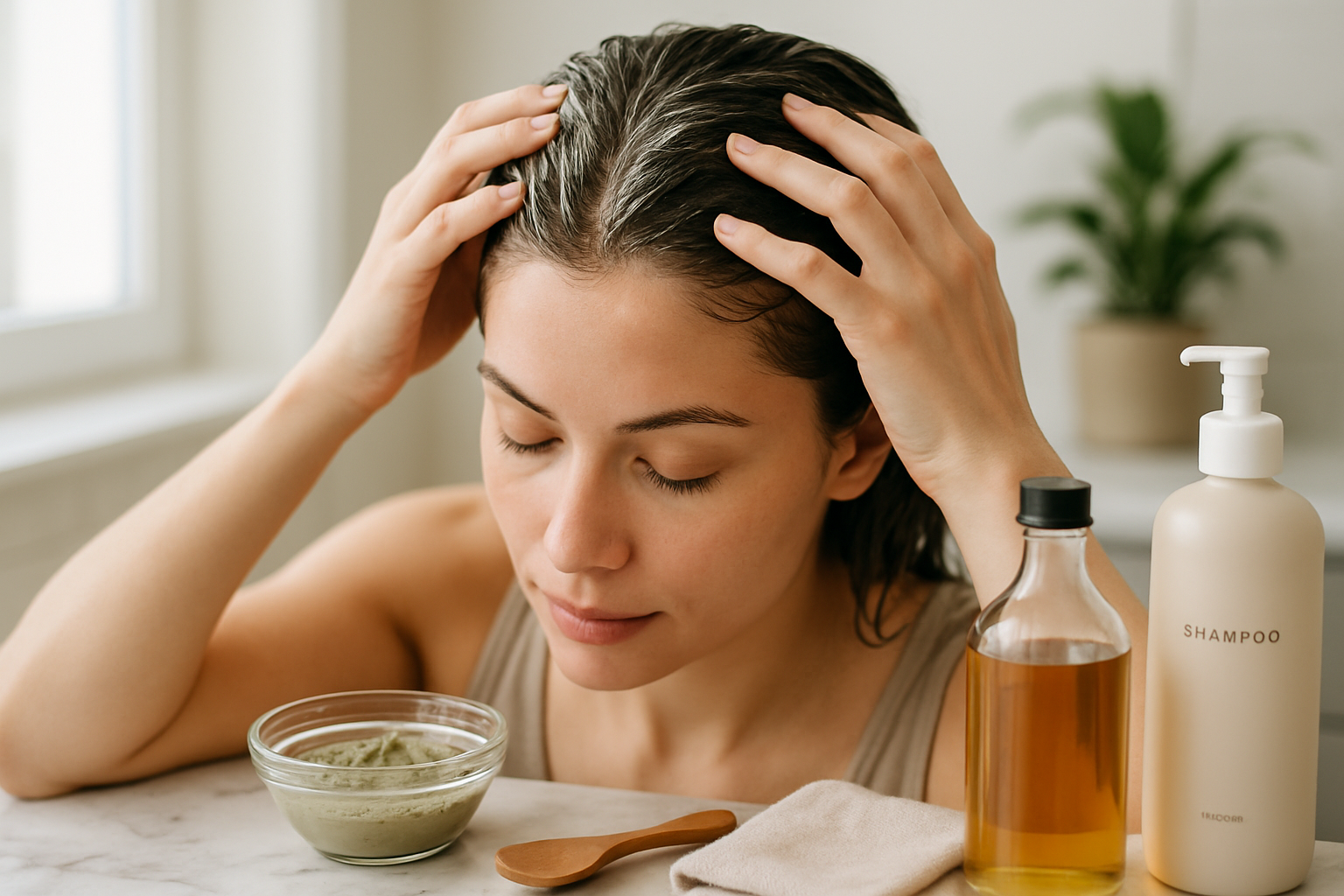 Yağlı Saçlar Nasıl Dengelenir? Doğal Bakım Önerileri